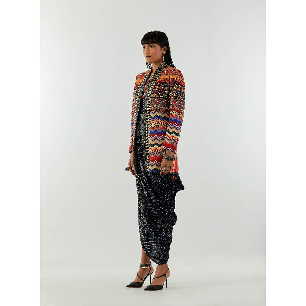 Aseem Kapoor Multi-Colour Open Dhana Jacket