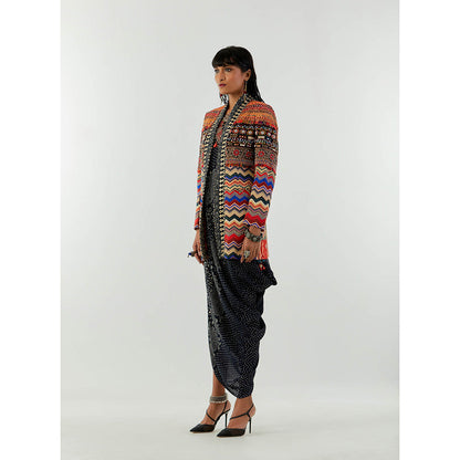 Aseem Kapoor Multi-Colour Open Dhana Jacket