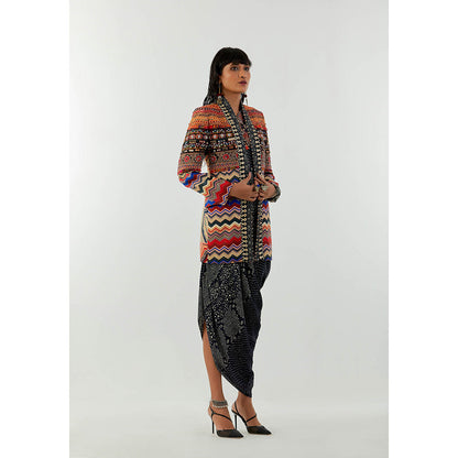 Aseem Kapoor Multi-Colour Open Dhana Jacket