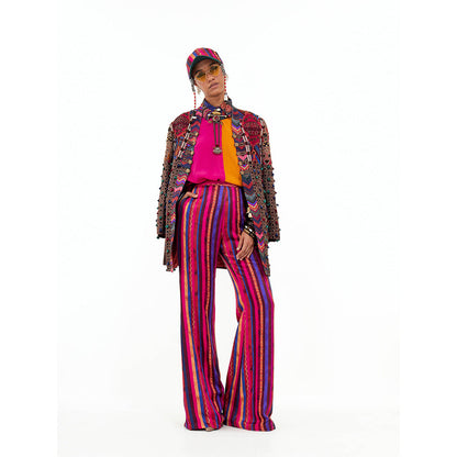 Aseem Kapoor Multi-Colour Open Dhan Jacket