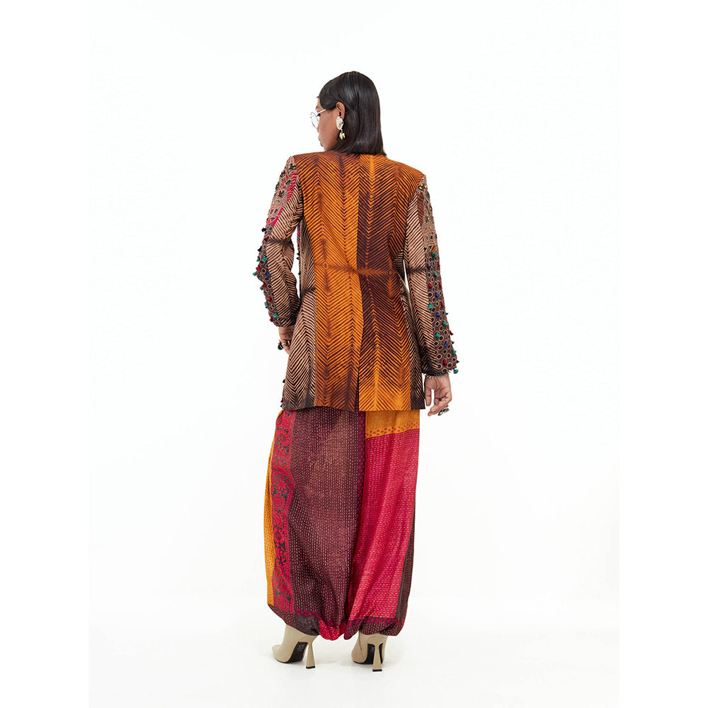 Aseem Kapoor Multi-Colour Open Dhan Jacket