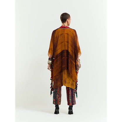 Aseem Kapoor Multi-Colour Veni Jacket With Tunic And Pant (Set of 3)