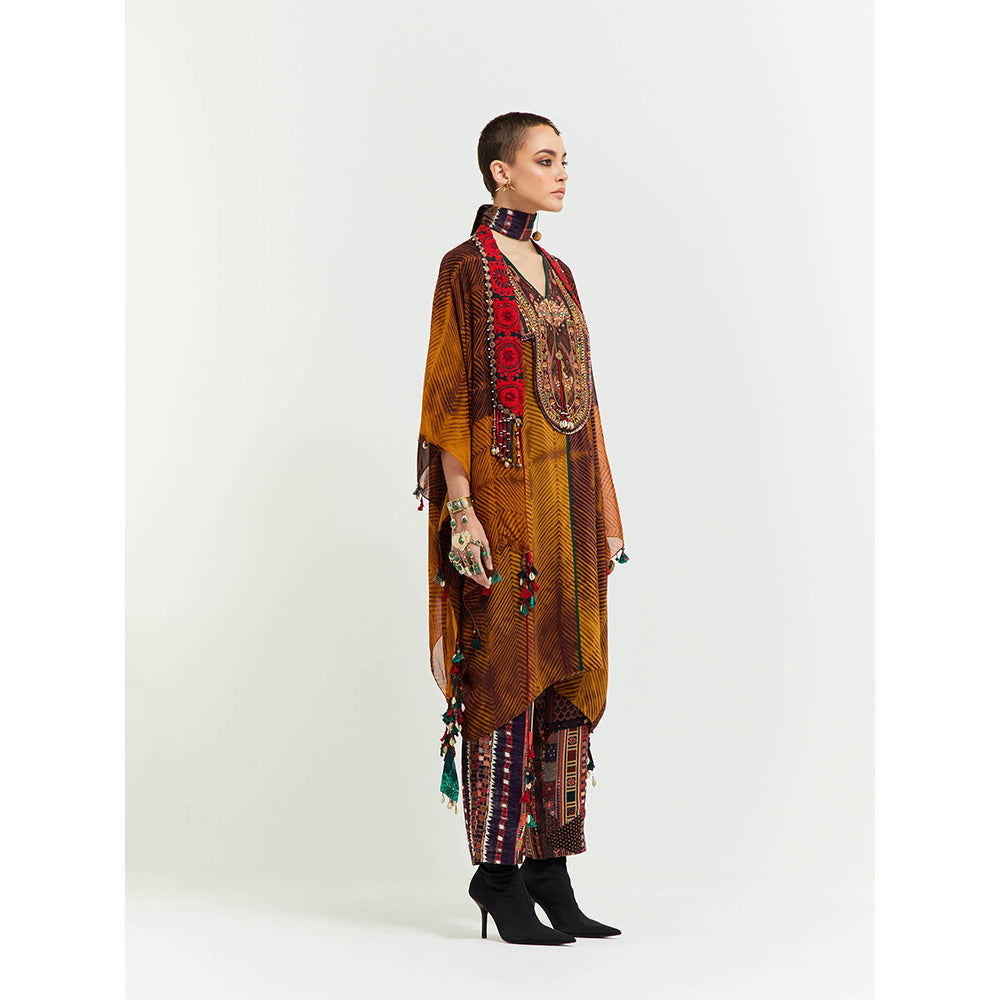 Aseem Kapoor Multi-Colour Veni Jacket With Tunic And Pant (Set of 3)