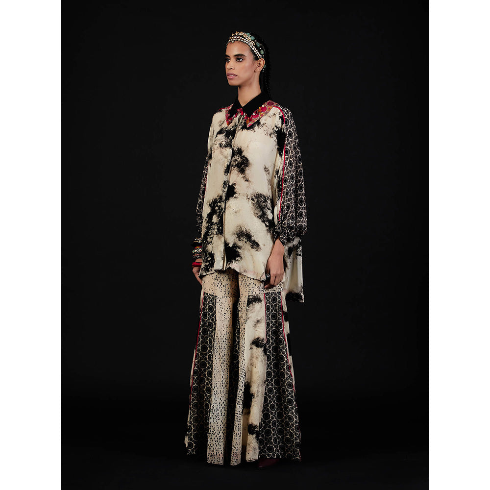 Aseem Kapoor Grey Mandala Shirt