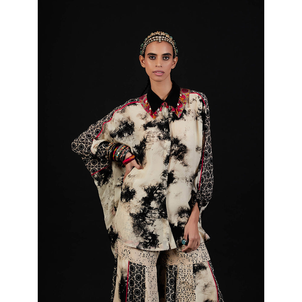 Aseem Kapoor Grey Mandala Shirt