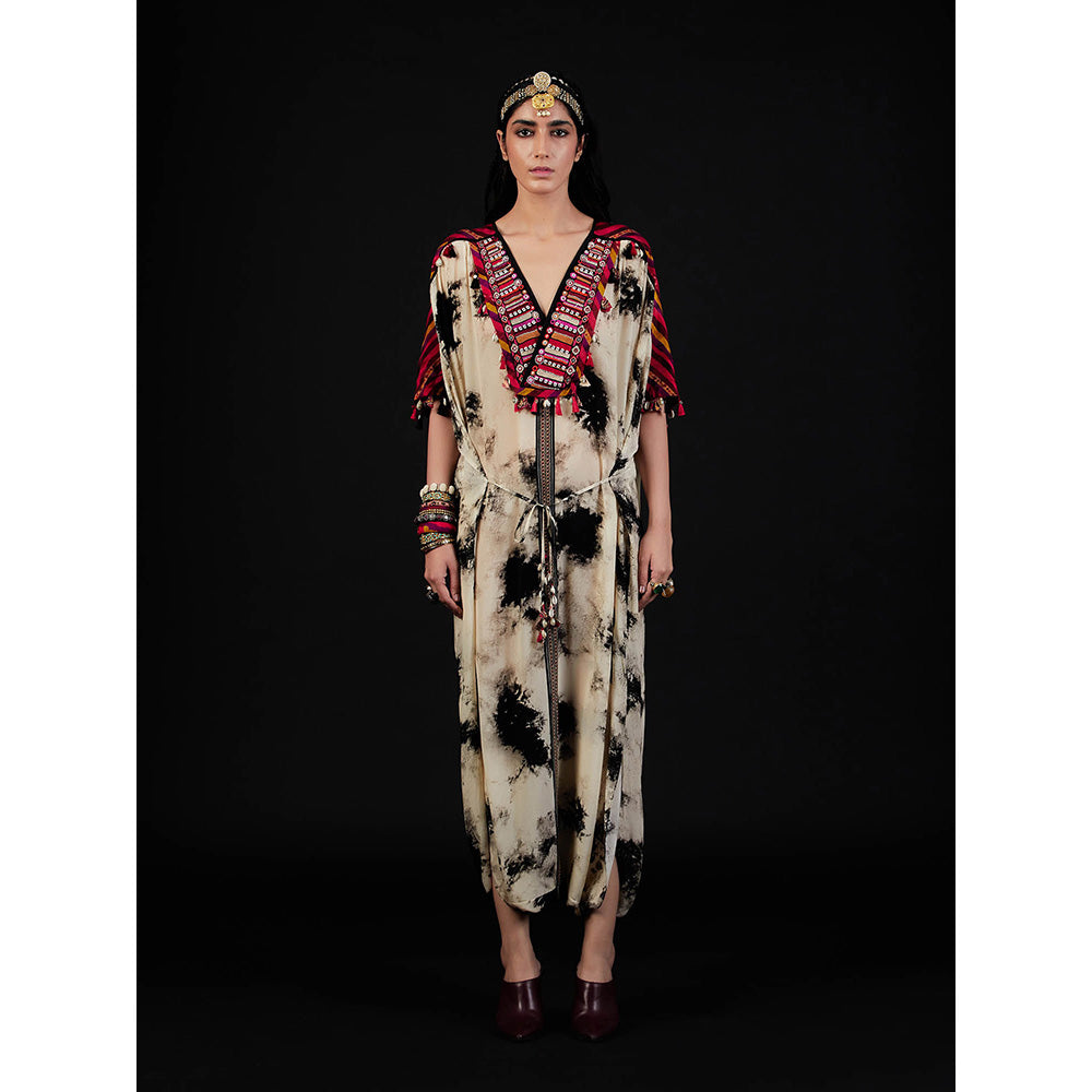Aseem Kapoor Beige Vayu Jumpsuit