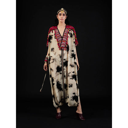 Aseem Kapoor Beige Vayu Jumpsuit