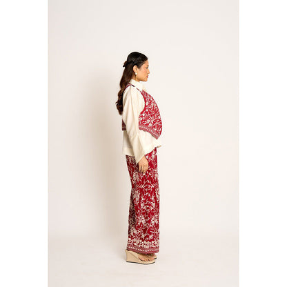 ASHTAR Blue Kalki Reversible Jacket