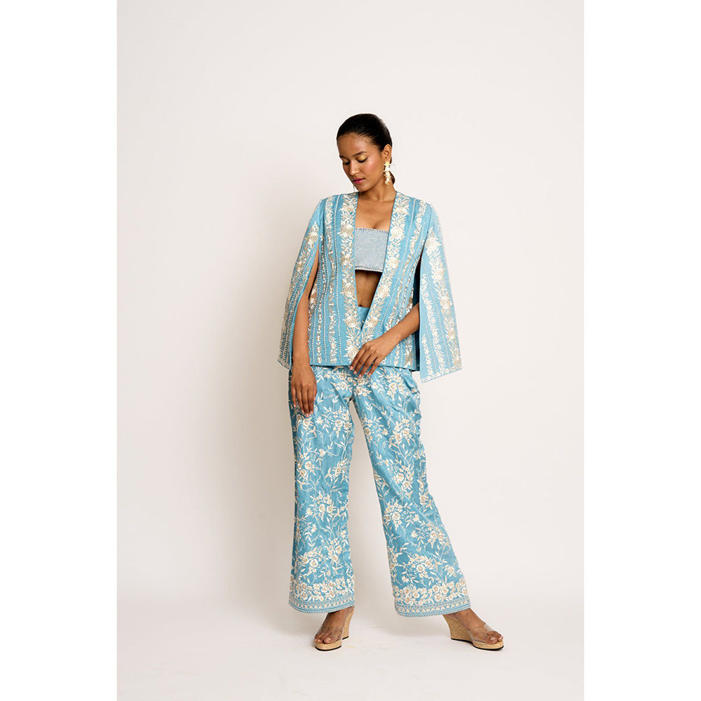 ASHTAR Blue Giro Cape