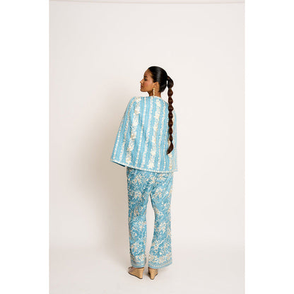 ASHTAR Blue Giro Cape
