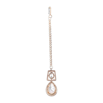 Auraa Trends 22Kt Gold Plated Kundan Classic Gold Necklace Set For Women & Girls