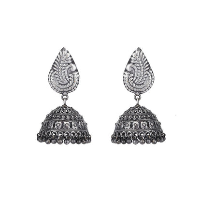 Auraa Trends Elegant Oxidised Jhumki Earrings For women