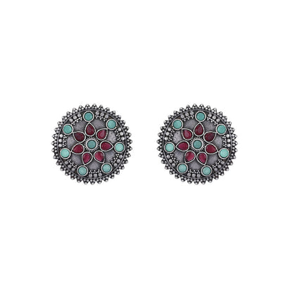 Auraa Trends Elegant Oxidised Multi Drop Earrings For women