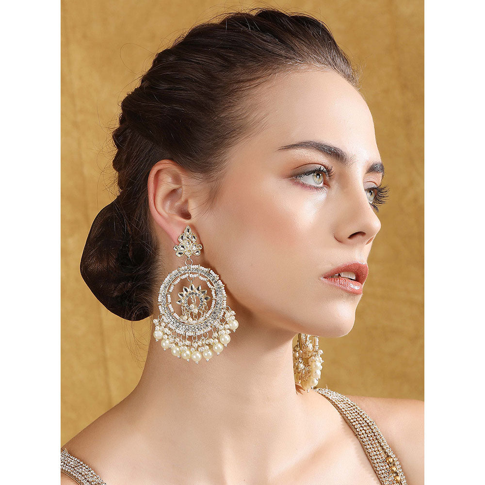 Auraa Trends Diamond Shaped Drop Earring