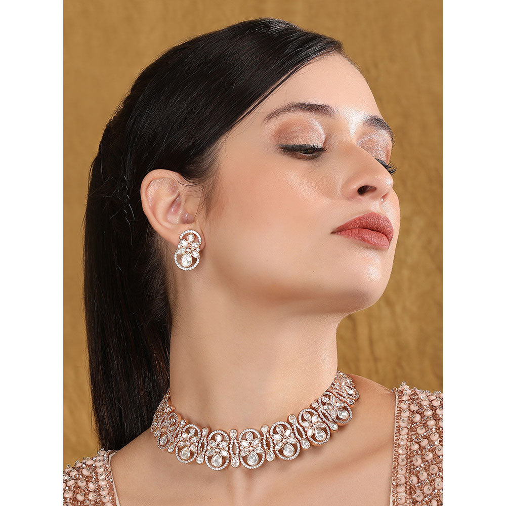 Auraa Trends Gold Plated Wedding Jewellery Set