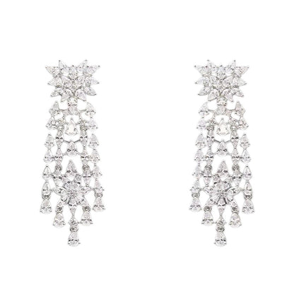 Auraa Trends Glamorous American Diamond Necklace Set