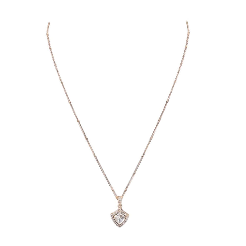 Auraa Trends Delicate Diamond-Cut Pendant Necklace Set