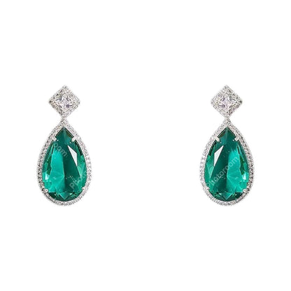 Auraa Trends Elegant Diamond Cut Zircon Jewellery Set
