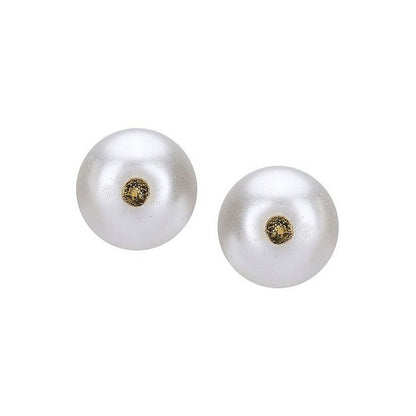 Auraa Trends Classic White Beaded Necklace with Earrings