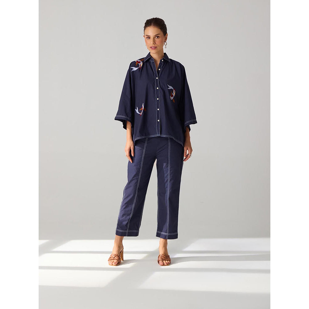 Auruhfy Maura Embroidered Top and Pant (Set of 2)