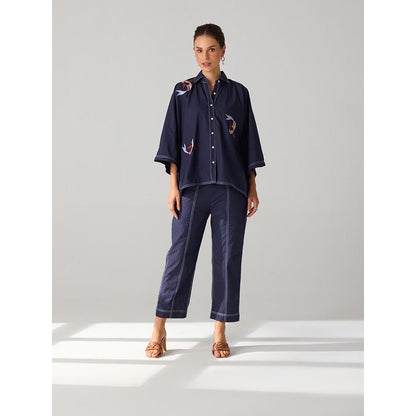 Auruhfy Maura Embroidered Top and Pant (Set of 2)