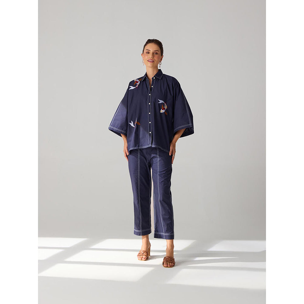 Auruhfy Maura Embroidered Top and Pant (Set of 2)