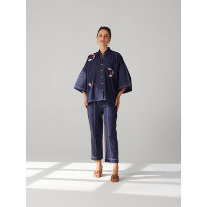 Auruhfy Maura Embroidered Top and Pant (Set of 2)