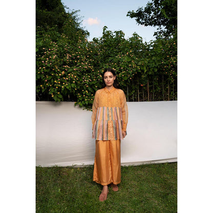 AYAKA Claire Mustard Tiered Top (Set of 2)