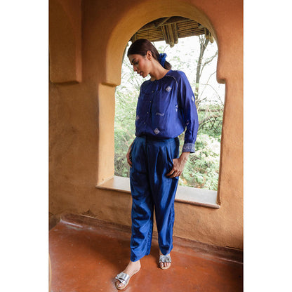 AYAKA Cole Blue Trousers