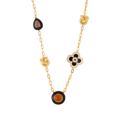 AZGA La Mer Necklace - Ecru & Noir