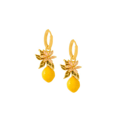 AZGA Yellow Lemon Earrings