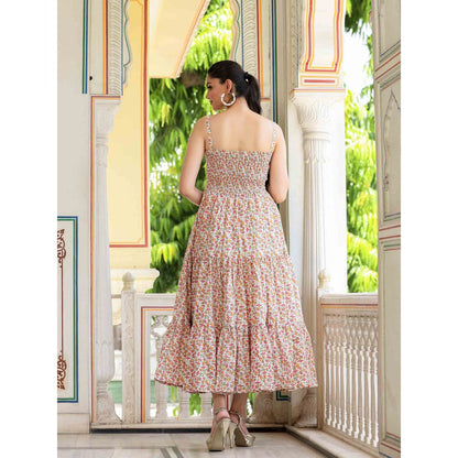 Bannhi by Priyanka Rathore Vinca Cotton Printed Dress