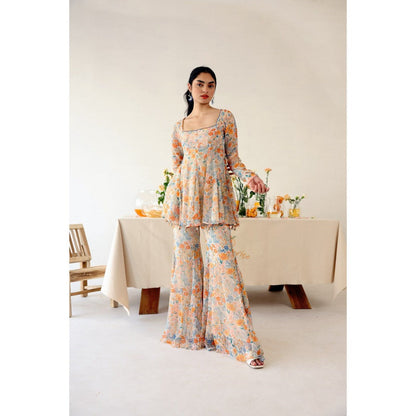 Baise Gaba Pansy Top and Sharara (Set of 2)
