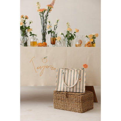 Baise Gaba Thistle Striped Tote Bag