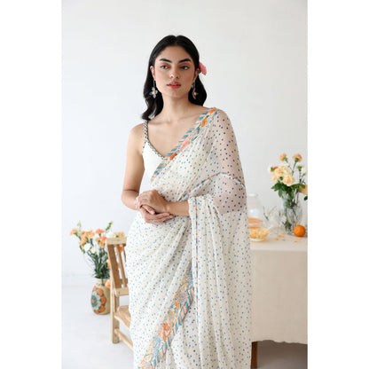 Baise Gaba Ribbon Stitched Blouse