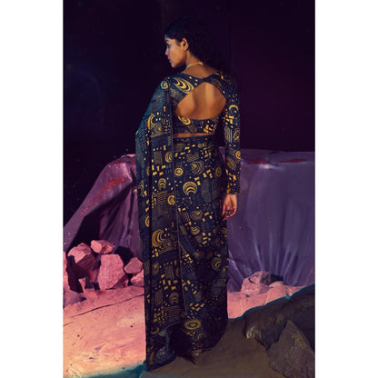 Baise Gaba Quasar Saree with Unstitched Blouse