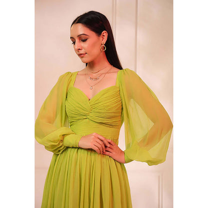 Baise Gaba Grace Neon Maxi Dress