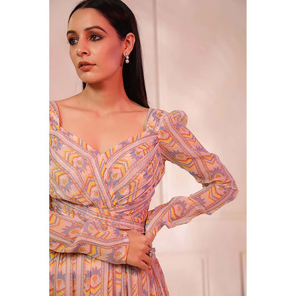 Baise Gaba Nazm Beige Maxi Dress