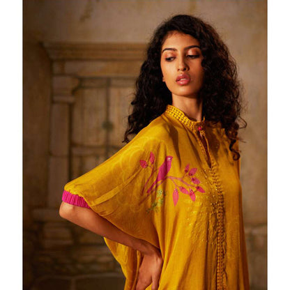 Basil Leaf Yellow Kurta with Pant and Inner (Set of 3)