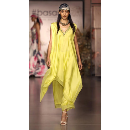 Basanti Kapde aur Koffee The Mystical Savanna Kaftan With Pant