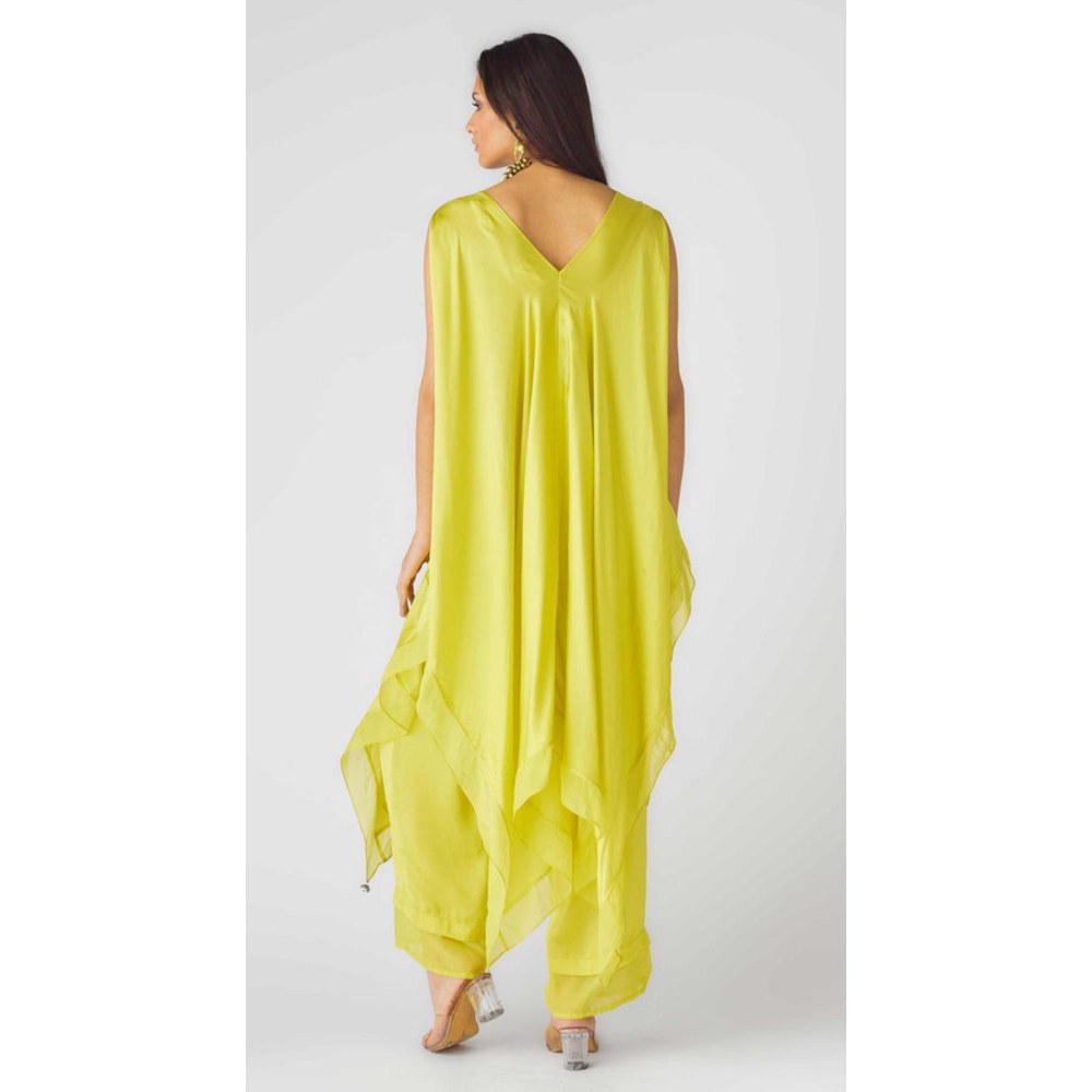 Basanti Kapde aur Koffee The Mystical Savanna Kaftan With Pant