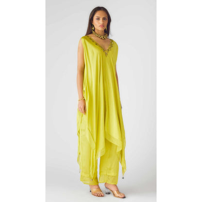 Basanti Kapde aur Koffee The Mystical Savanna Kaftan With Pant