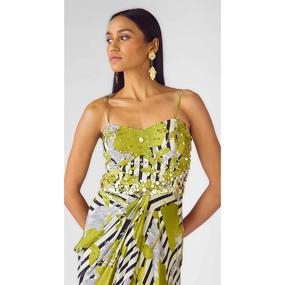 Basanti Kapde aur Koffee The Neon Sauvage Gown