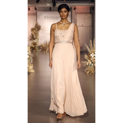 Basanti Kapde aur Koffee The Blush Celeste Embellished Jumpsuit
