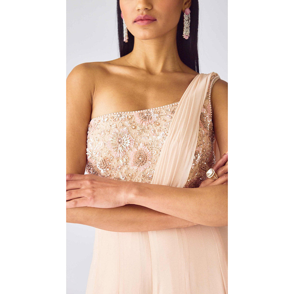 Basanti Kapde aur Koffee The Blush Celeste Embellished Jumpsuit