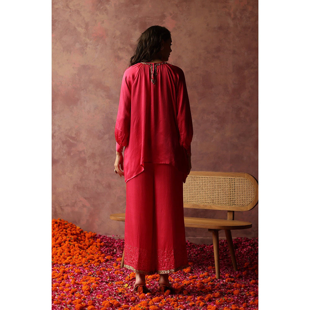 Begum Pret Ishaaira Pink Co-Ord (Set of 2)