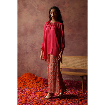 Begum Pret Rene Pink Co-Ord (Set of 2)