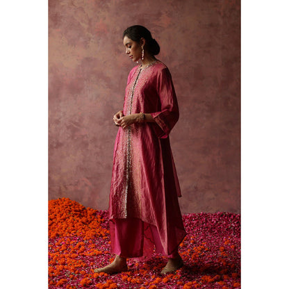 Begum Pret Paakizah Pink Kurta (Set of 4)