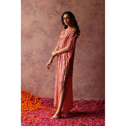 Begum Pret INAYA Kaftan Dress Multi-Color Embellished