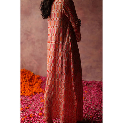 Begum Pret INAYA Kaftan Dress Multi-Color Embellished